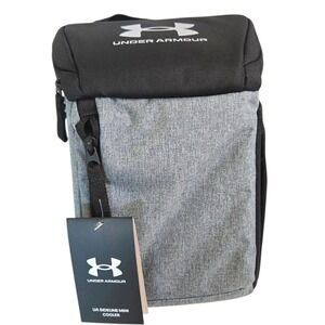 Under Armour UA Sideline Mini Cooler Pitch Gray & Black (3.1 Liters Storage) NEW